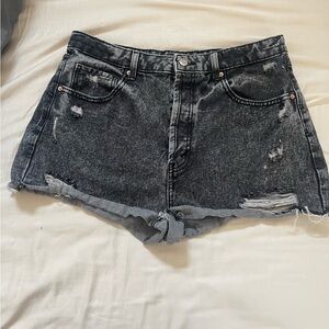 Wild Fable highest rise cutoff shorts. Black size 14